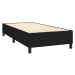 vidaXL Posteľný rám boxspring s matracom čierny 90x190 cm látka