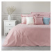 domtextilu.sk jednofarebné ružové bavlnené posteľné obliečky na paplón Šírka: 180 cm | Dĺžka: 20