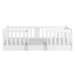 Detská posteľ 100x200cm so zábranami elsa - biela
