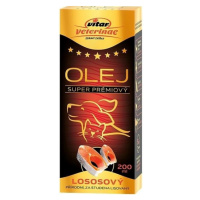 VITAR Veterinae Lososový olej pre psy a mačky 200ml