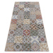 Běhoun Cappuccino 105879 Mosaik Grey Multicolored - 75x150 cm Hanse Home Collection koberce