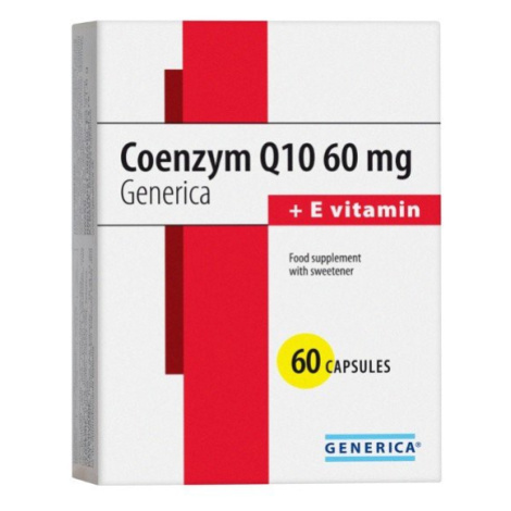 Generica Coenzym Q10 60 mg + E vitamin 60 kapsúl