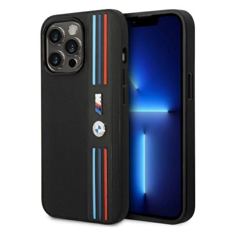 Kryt BMW iPhone 14 Pro 6,1" black Tricolor M Collection (BMHCP14L22PPMK)