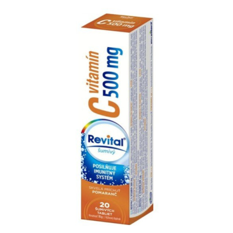 REVITAL Vitamín C 500 mg pomaranč 20 tbl