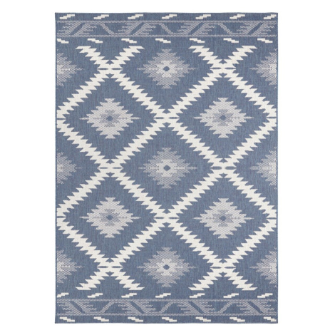 Kusový koberec Twin Supreme 103430 Malibu blue creme – na ven i na doma - 80x350 cm NORTHRUGS - 