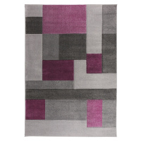 Kusový koberec Hand Carved Cosmos Purple / Grey Rozmery koberca: 160x230