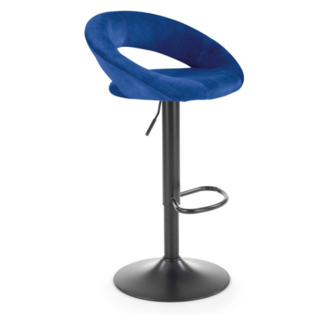 Expedo Barová stolička KAIMAN, 53x78-100x48, modrá