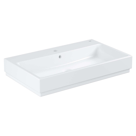 Grohe Cube Ceramic - Umývadlo s prepadom, 80x49 cm, PureGuard, alpská biela 3947600H