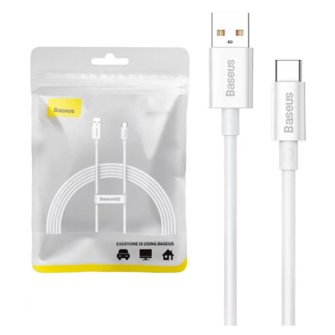 Kábel Cable USB do USB-C Baseus Superior 100W 2m (white)