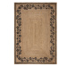 Kusový koberec Printed Jute Maisie Natural/Black - 80x150 cm Flair Rugs koberce