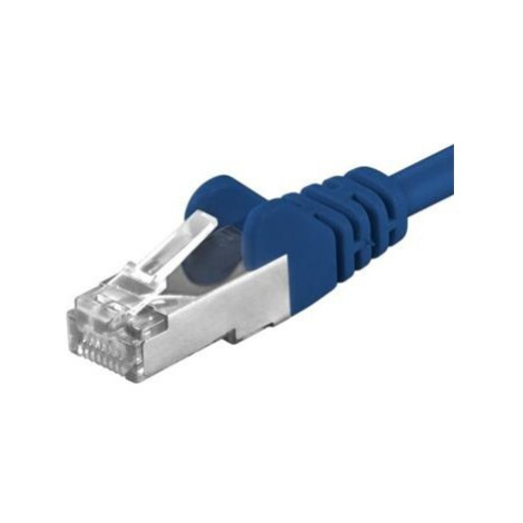 Premiumcord Patch kábel CAT 6a S-FTP RJ45-RJ45 AWG 26/7 5m modrý