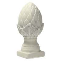 Dekoria Dekorácia Cone 26cm white, 12 x 12 x 10 cm