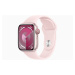Apple Watch S9 Cell/45mm/Pink/Šport Band/Light Pink/-M/L