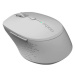 Myš RAPOO M300 Silent Wireless Optical Mouse, Multi-mode: 2.4 GHz, Bluetooth 3.0 & 4.0, Sivá