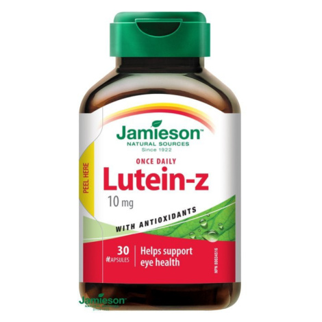 Jamieson Lutein-Zeaxantín 10 mg starostlivosť o oči 30 kapsúl
