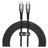 Kábel USB-C cable for USB-C Baseus Glimmer Series, 100W, 2m (Black)