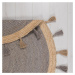 Kusový koberec Lunara Grey kruh – na ven i na doma - 150x150 (průměr) kruh cm Flair Rugs koberce
