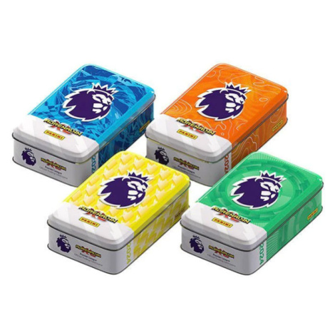 Panini Books Futbalové karty Panini Premier League 2023/2024 Adrenalyn Pocket Tin (plechová krab