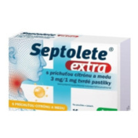 Septolete extra citrón a med pastilky 16 ks