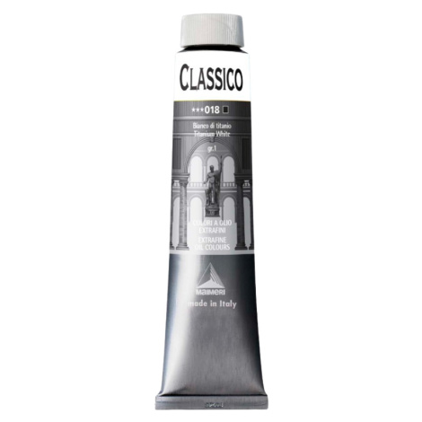 MAIMERI CLASSICO - Extra jemné olejové farby 018 - titanium white, 0,2 L