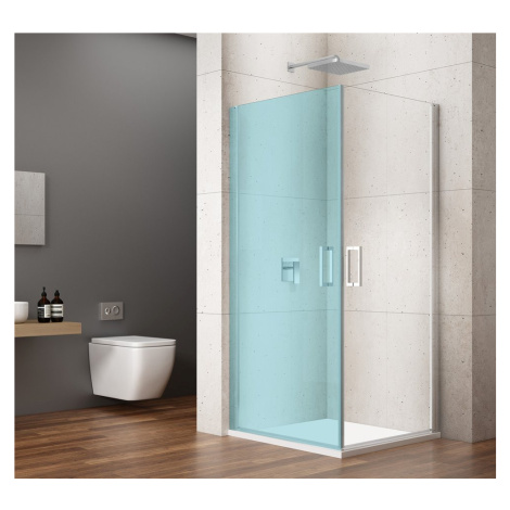 LORO sprchové dvere jednodielne pre rohový vstup 900mm, číre sklo GN4990 GELCO