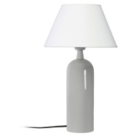 PR Home Carter stolová lampa sivá/biela