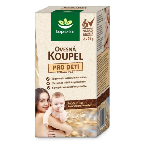 TOPNATUR Ovsená kúpeľ pre deti 6x25 g