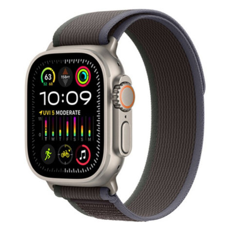 APPLE WATCH ULTRA 2 GPS + CELLULAR, 49MM TITANIUM CASE WITH BLUE/BLACK TRAIL LOOP - M/L, MRF63CS