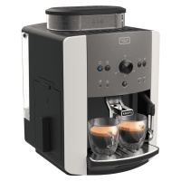 Automatický kávovar Krups Arabica EA811E10 šedivý