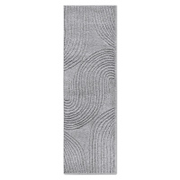 Běhoun Gallery 106085 Light Grey z kolekce Elle - 80x240 cm ELLE Decoration koberce