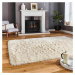 Krémovobiely ručne tkaný koberec 60x120 cm Polar – Think Rugs