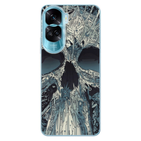 Odolné silikónové puzdro iSaprio - Abstract Skull - Honor 90 Lite 5G