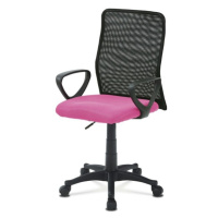 Sconto Kancelárska stolička FRESH ružová/čierna