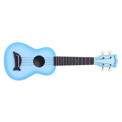 KALA Makala MK-SD Dolphin Sopránové ukulele Light Blue Burst