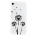 Odolné silikónové puzdro iSaprio - Three Dandelions - black - iPhone SE 2020