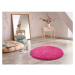 Ružový koberec Universal Aqua Liso, ø 80 cm