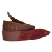 PRS Premium Leather Strap Burgundy Birds