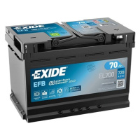 EXIDE EFB 70Ah Autobatéria Start-Stop 12V , 760A , EL700