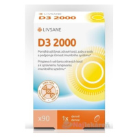 LIVSANE Vitamín D3 2000 IU 90 cps