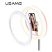 Selfie lampa USAMS Ring Led čierna
