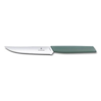 VICTORINOX Swiss Modern Steakový nôž 12 cm šalviovo zelený