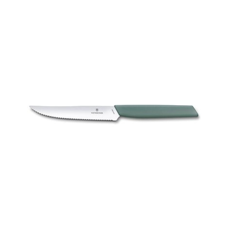 VICTORINOX Swiss Modern Steakový nôž 12 cm šalviovo zelený