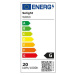 Solight LED smart stojacia lampa Rainbow, oválna, wifi, RGB, CCT, 105cm