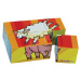 Drevené puzzle kocky Picture Cube Small Eichhorn 6 kociek so 6 motívmi od 24 mes