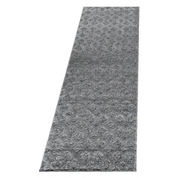 Sivý behúň 80x250 cm Pisa – Ayyildiz Carpets