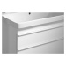 SAPHO - SITIA umývadlová skrinka 56,4x70x44,2cm, 2x zásuvka, biela matná SI060-3131