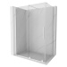 MEXEN/S - Velár sprchovací kút 160 x 80, transparent, biela 871-160-080-01-20