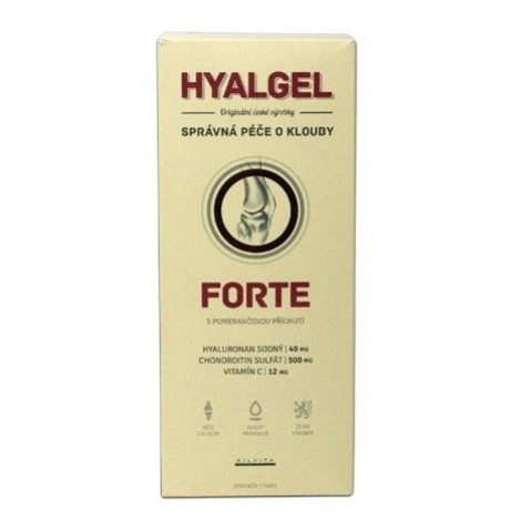 HYALGEL FORTE sirup s príchuťou pomaranča 500 ml