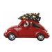 LED červené auto so Santom, 12,5 cm, 3x AA, vnútorná, 3000K (EMOS)