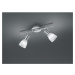 Sconto Bodové LED svietidlo VISTO matný nikel/alabastrové sklo, šírka 34 cm